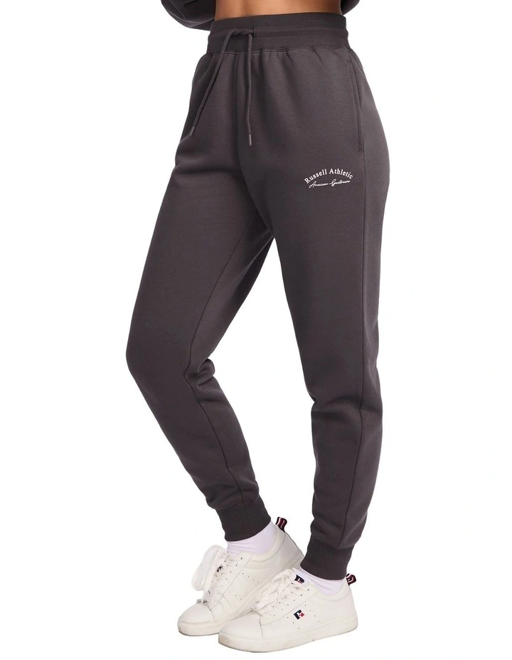 May Cuff Womens Trackpant - Dark Grey image 3