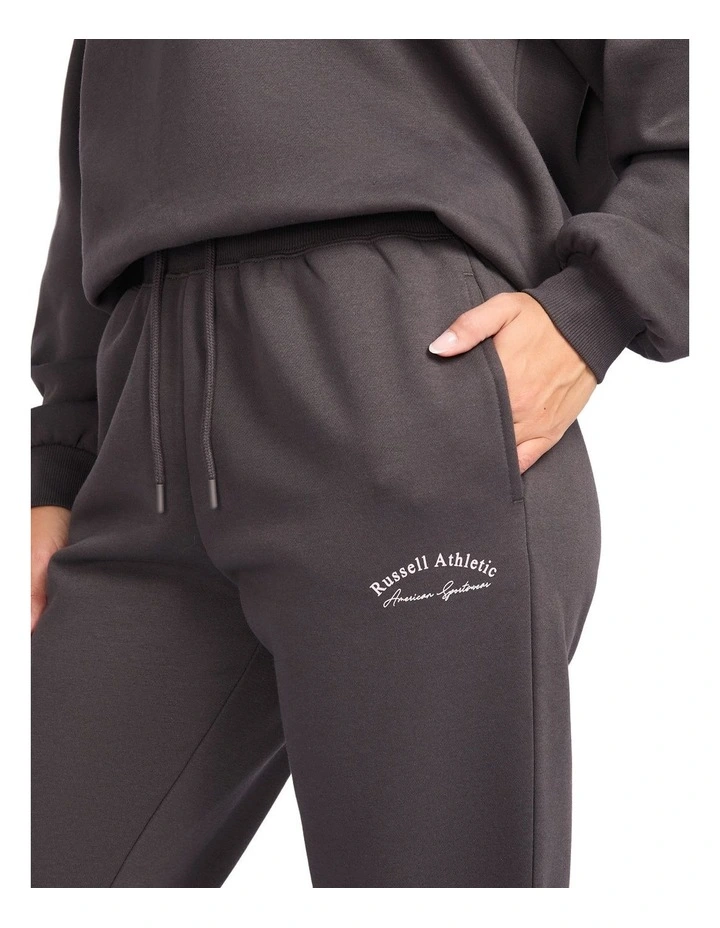 May Cuff Womens Trackpant - Dark Grey image 4