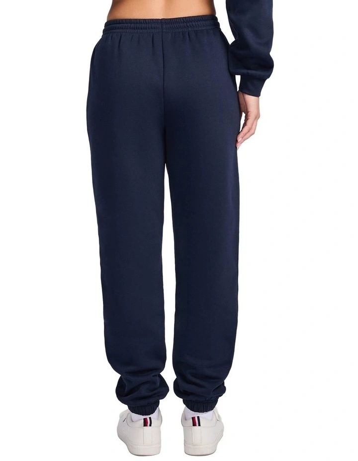 R Logo Womens Track Pants - Michigan Navy image 2