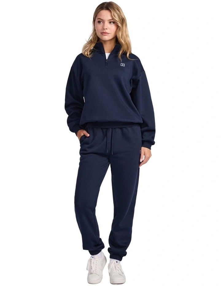 R Logo Womens Track Pants - Michigan Navy image 4