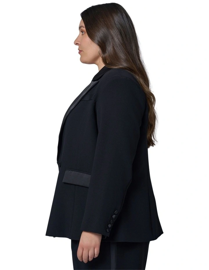 Fired Up Satin Trim Blazer image 3