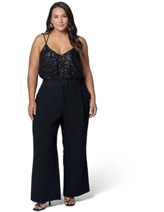 Fired Up Satin Trim Pant