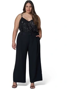 Fired Up Satin Trim Pant