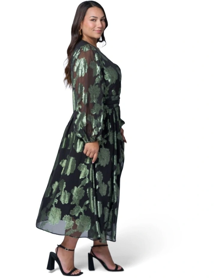 Secrets Metallic Maxi Dress image 3
