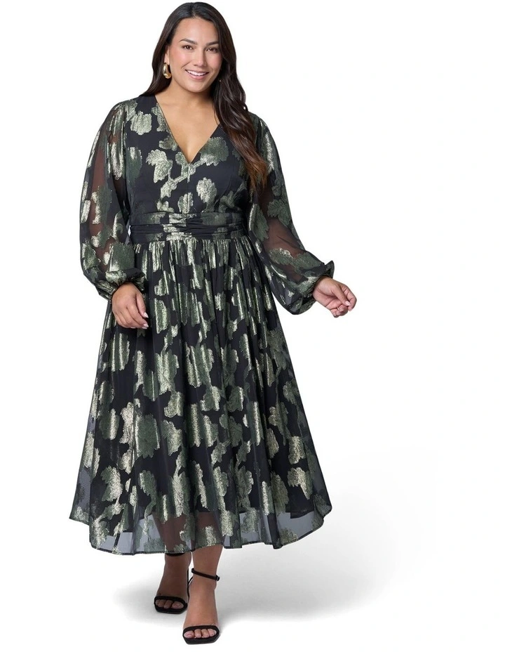 Secrets Metallic Maxi Dress image 4