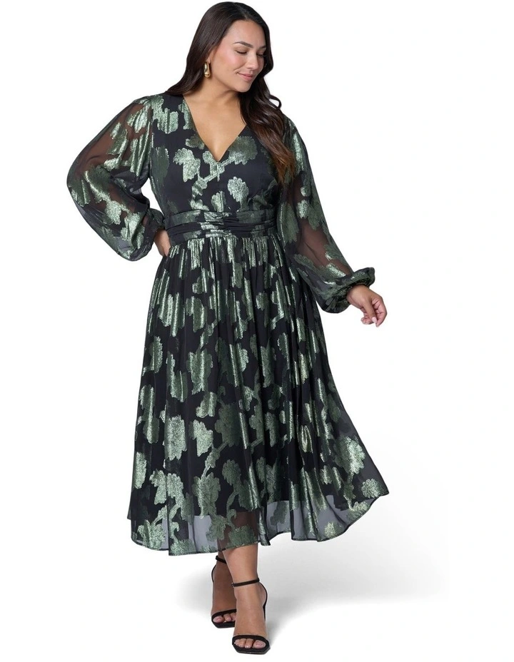 Secrets Metallic Maxi Dress image 5