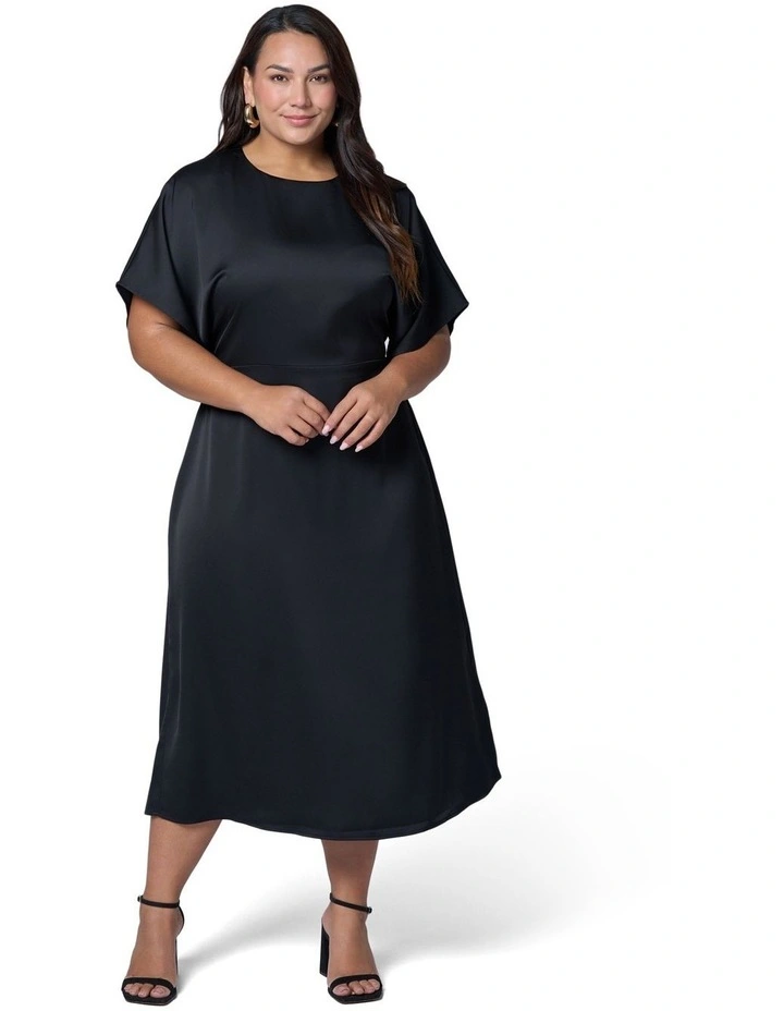 Lust Unleashed Satin Midi Dress image 1