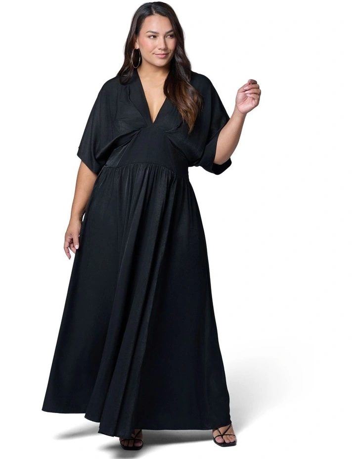 Black Noise Maxi Dress image 1