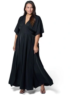Black Noise Maxi Dress