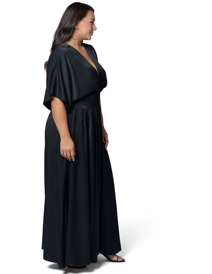 Black Noise Maxi Dress image 3