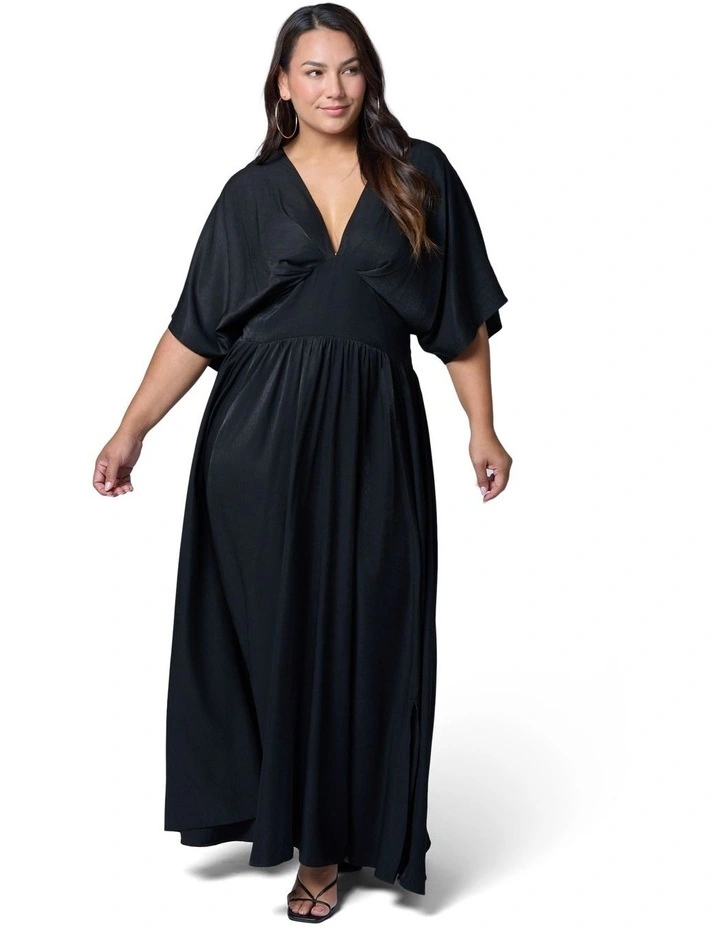 Black Noise Maxi Dress image 4