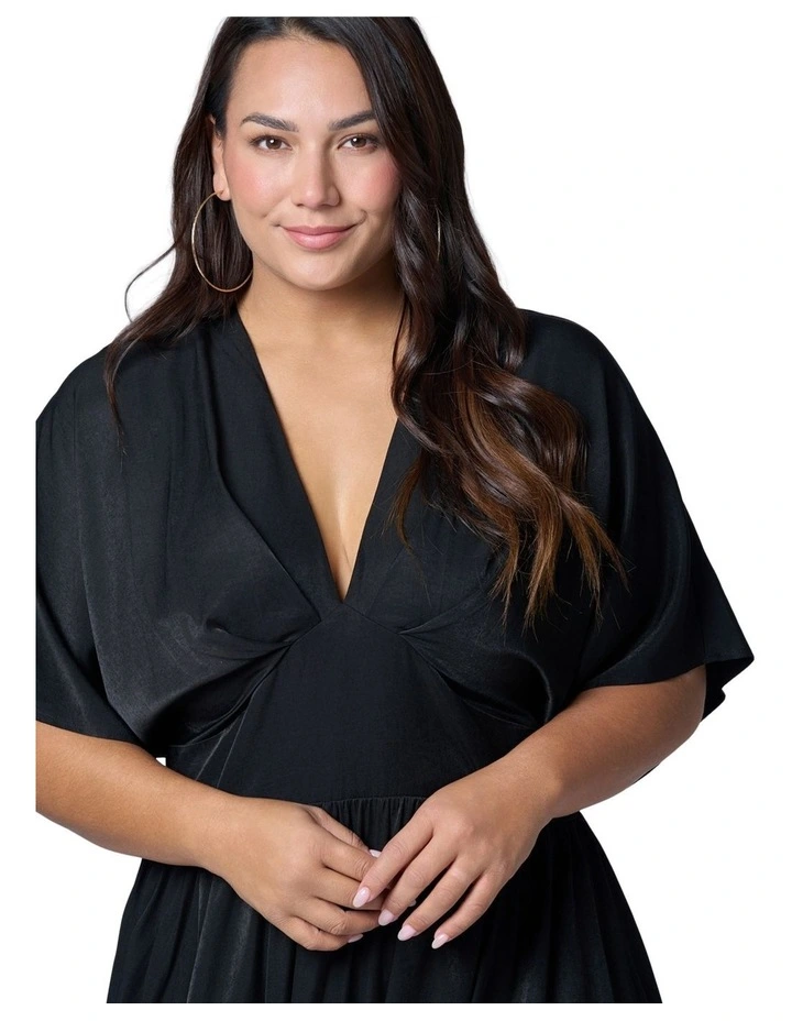 Black Noise Maxi Dress image 6