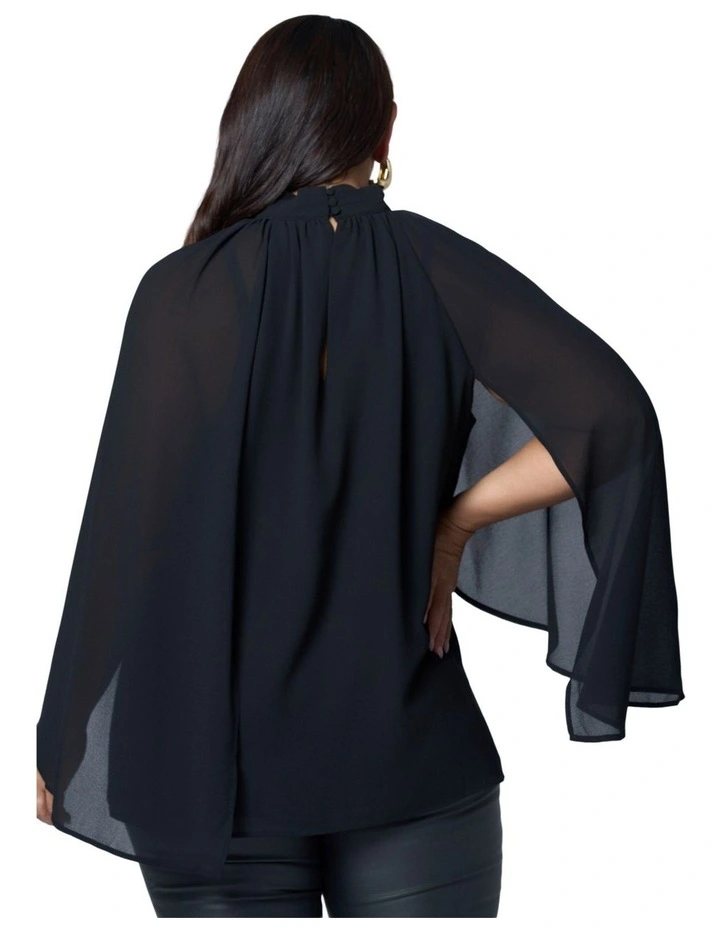 Fire and Rain Cape Blouse image 2