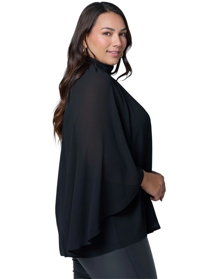 Fire and Rain Cape Blouse image 3