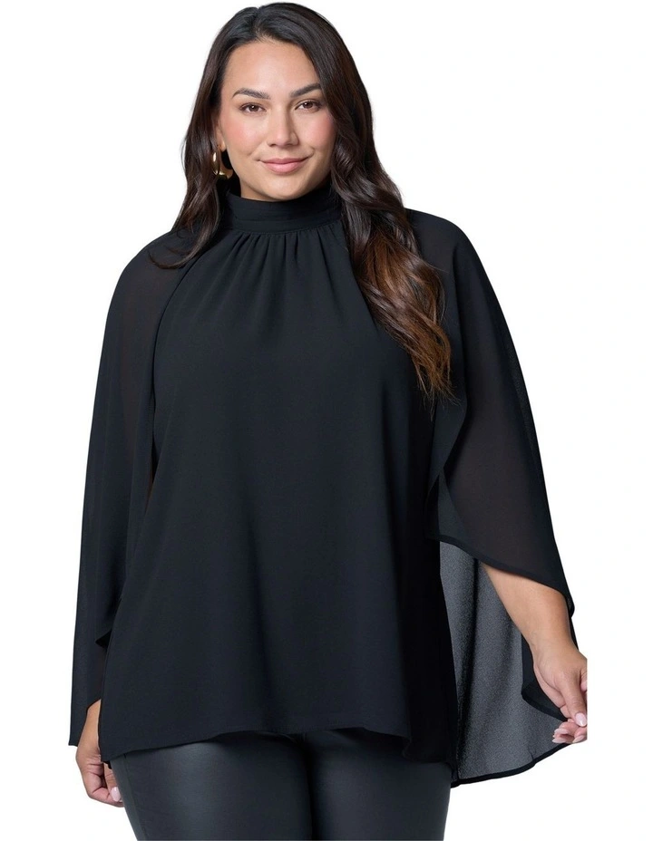Fire and Rain Cape Blouse image 4
