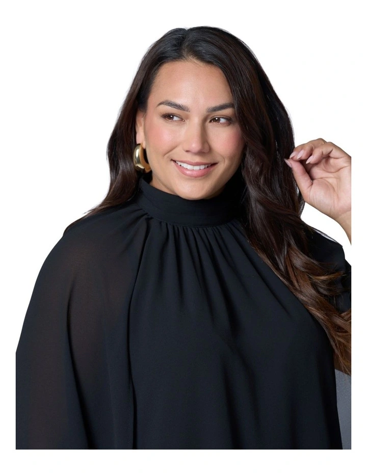 Fire and Rain Cape Blouse image 6