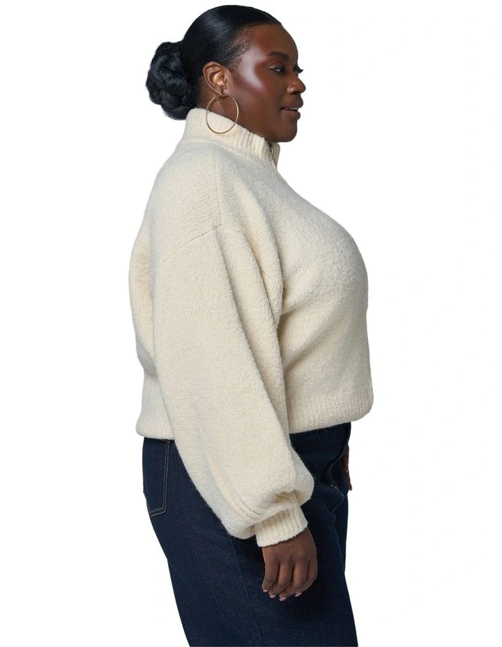 Lunaire Knit Bomber Jacket image 3