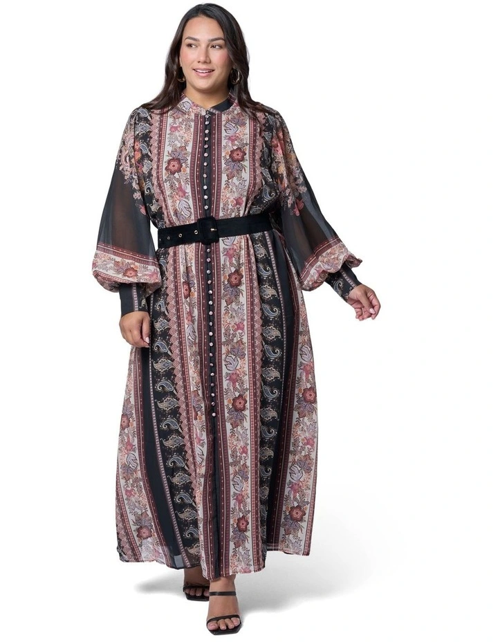 Evie Maxi Shirt Dress image 1