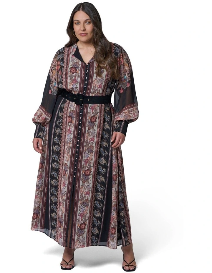 Evie Maxi Shirt Dress image 1