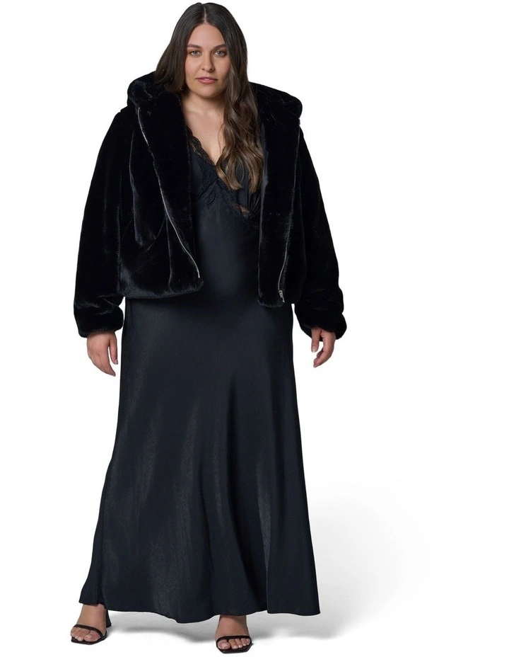 Sweet Vice Fur Bomber Jacket image 1