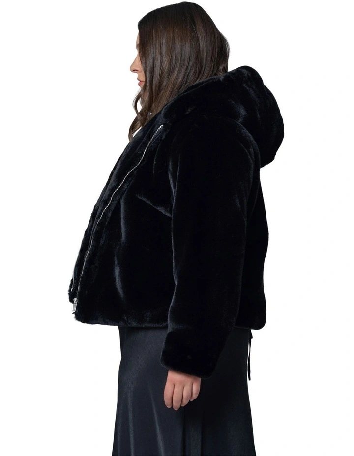 Sweet Vice Fur Bomber Jacket image 3