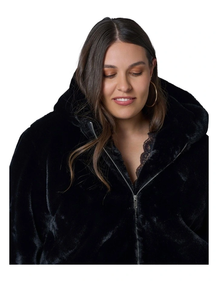 Sweet Vice Fur Bomber Jacket image 6
