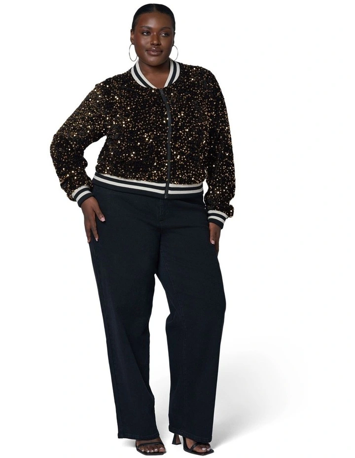 Sunday Girl Sequin Bomber image 5