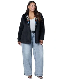 Dreamscape Velvet Blazer