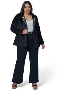 Dreamscape Velvet Blazer