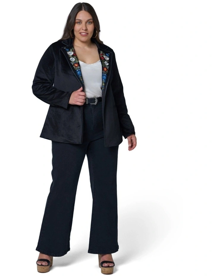 Dreamscape Velvet Blazer image 1