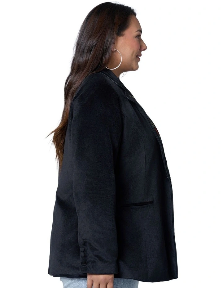 Dreamscape Velvet Blazer image 3