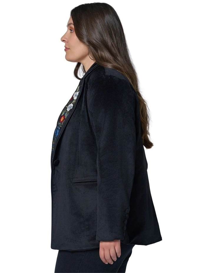 Dreamscape Velvet Blazer image 3