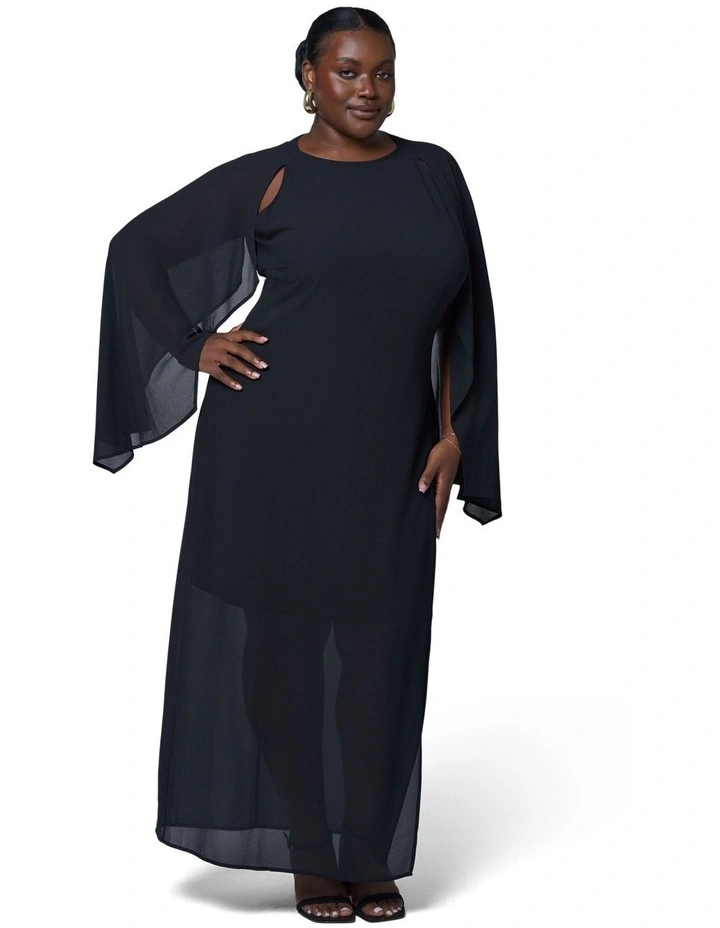 Eclipse Cape Maxi Dress image 5