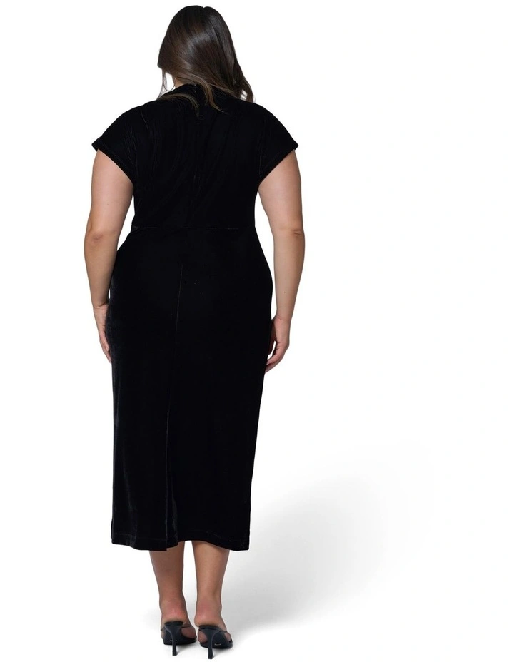 Mayday Velvet Midi Dress image 2