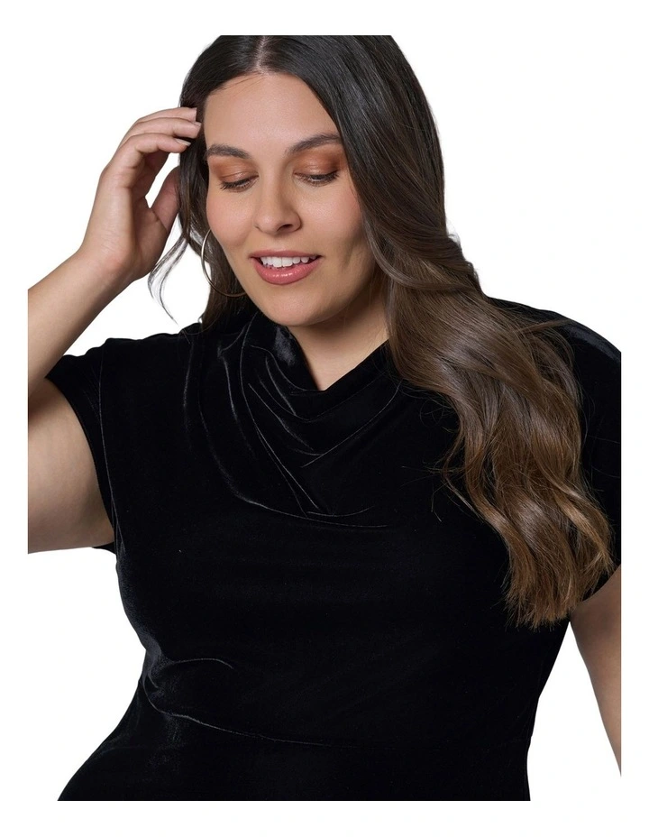 Mayday Velvet Midi Dress image 6