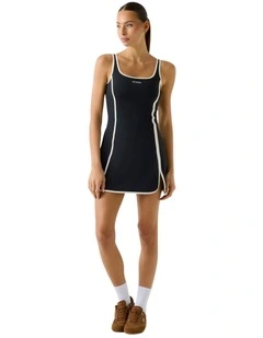 Sarah Tennis Active Dress in Black