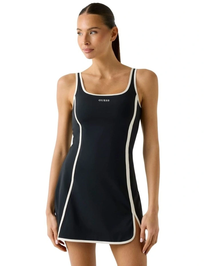 Sarah Tennis Active Dress in Black image 3