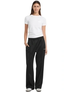 Eco Tricot Track Pants in Black