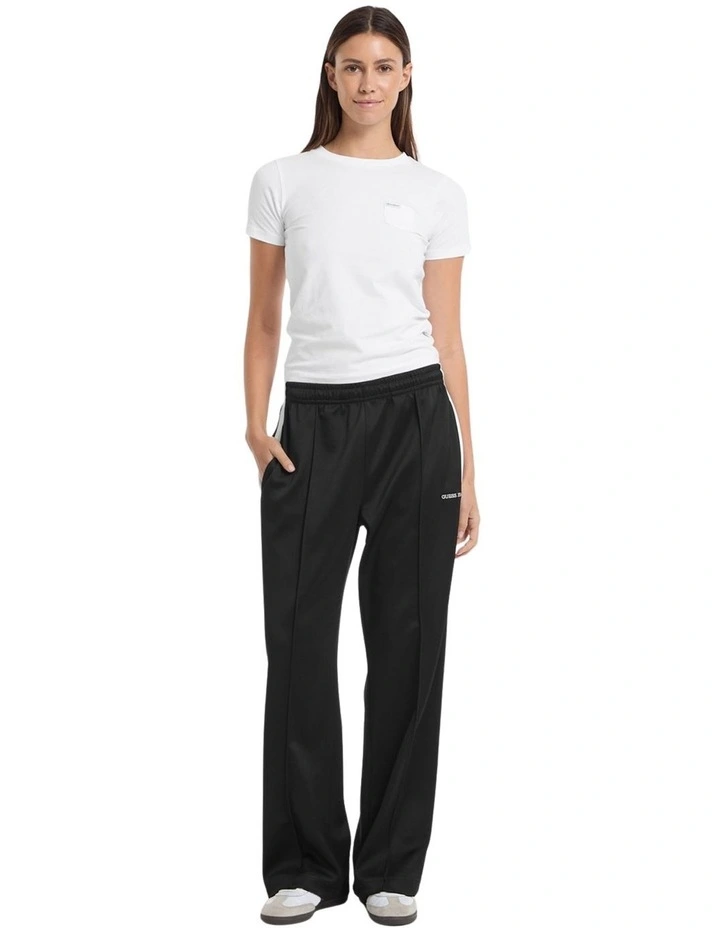 Eco Tricot Track Pants in Black image 1
