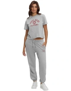 Iconic Fleece Pants in Grey
