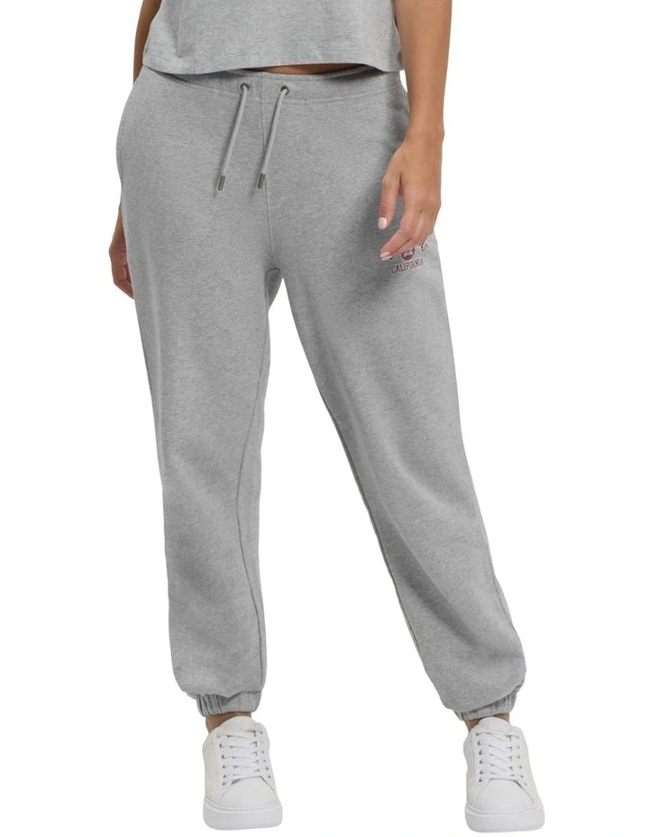Iconic Fleece Pants in Grey image 4