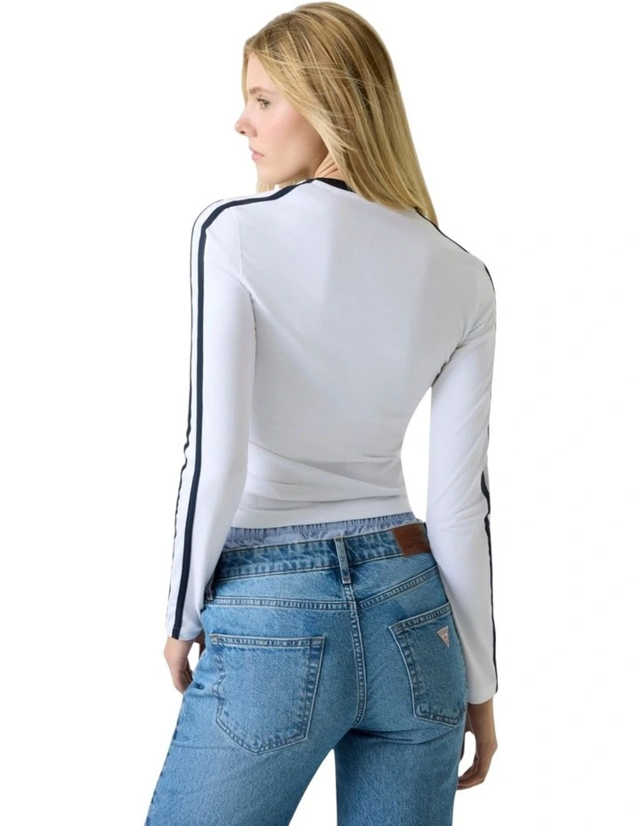 Guess Jeans 81 Star Baby T-Shirt in White image 3