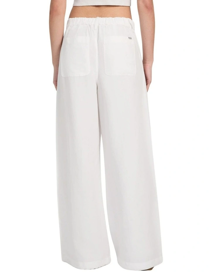 Quinn Parachute Pants in White image 2