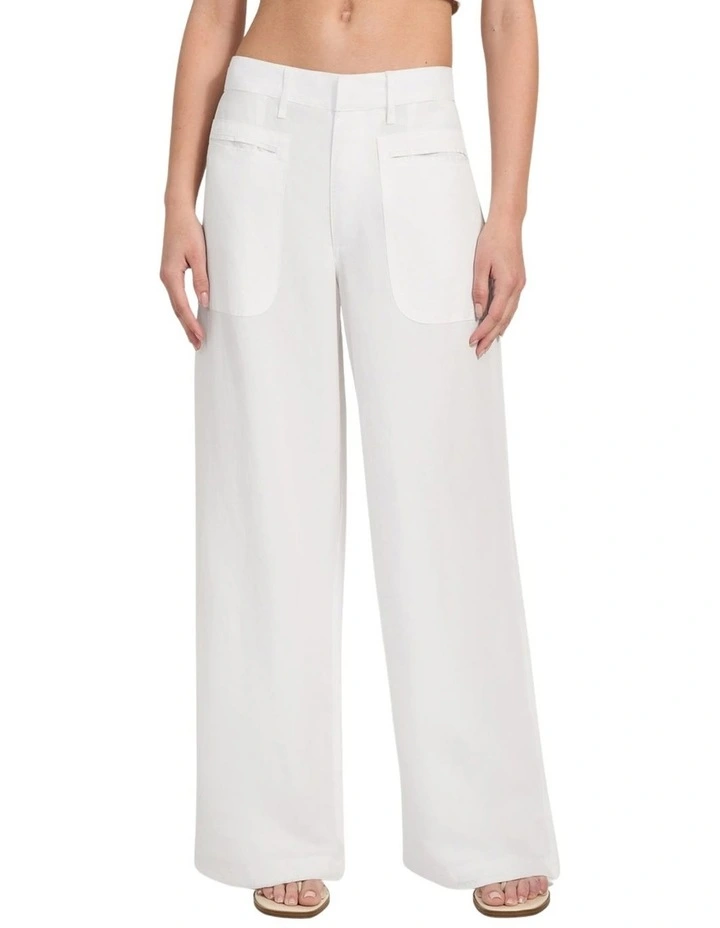 Quinn Parachute Pants in White image 4