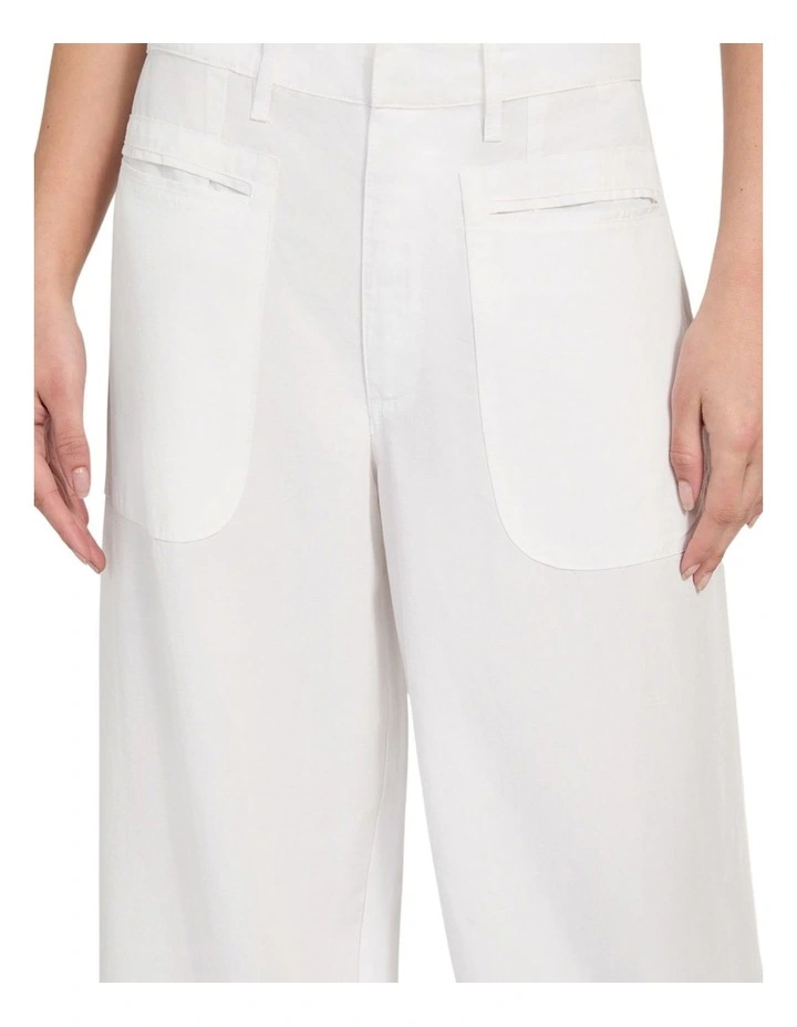 Quinn Parachute Pants in White image 5
