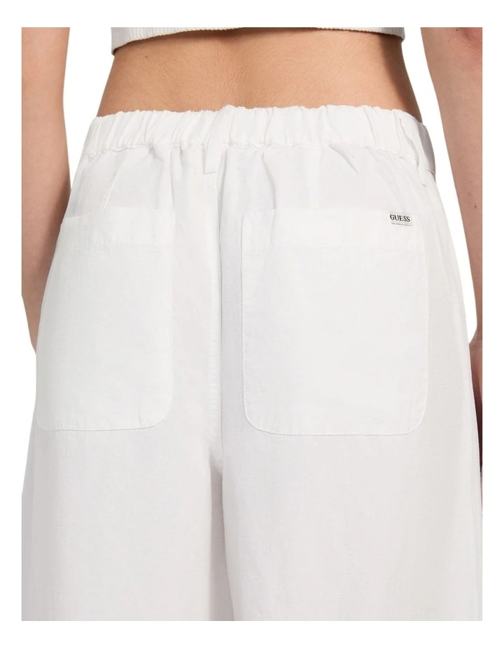 Quinn Parachute Pants in White image 6