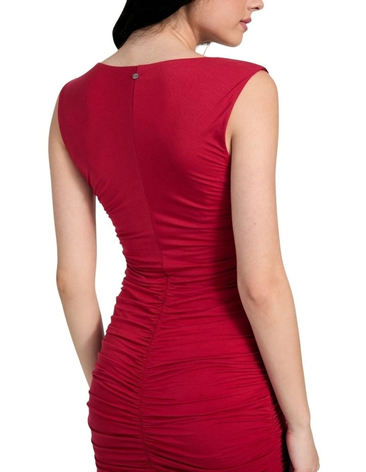 Eco Nathaly Mini Dress in Red image 5