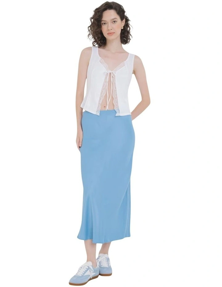 Heidi Rib Tank in White image 4