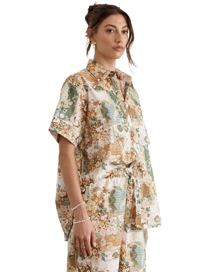 Mosaic Bianca Cuban Shirt image 2
