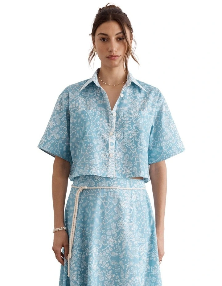 Chintz Remi Cropped Shirt image 1